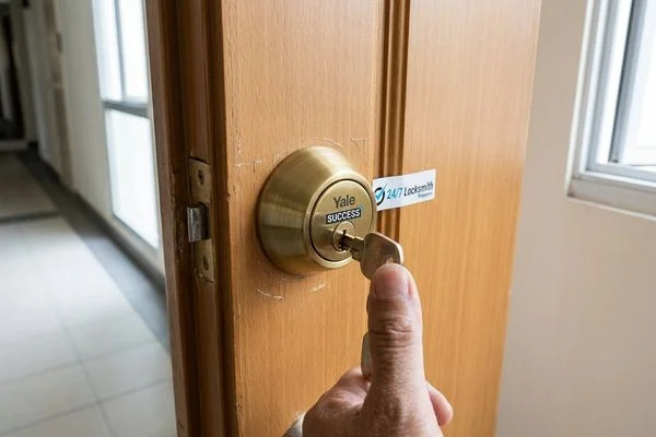 Traditional Lock Installation work example 2